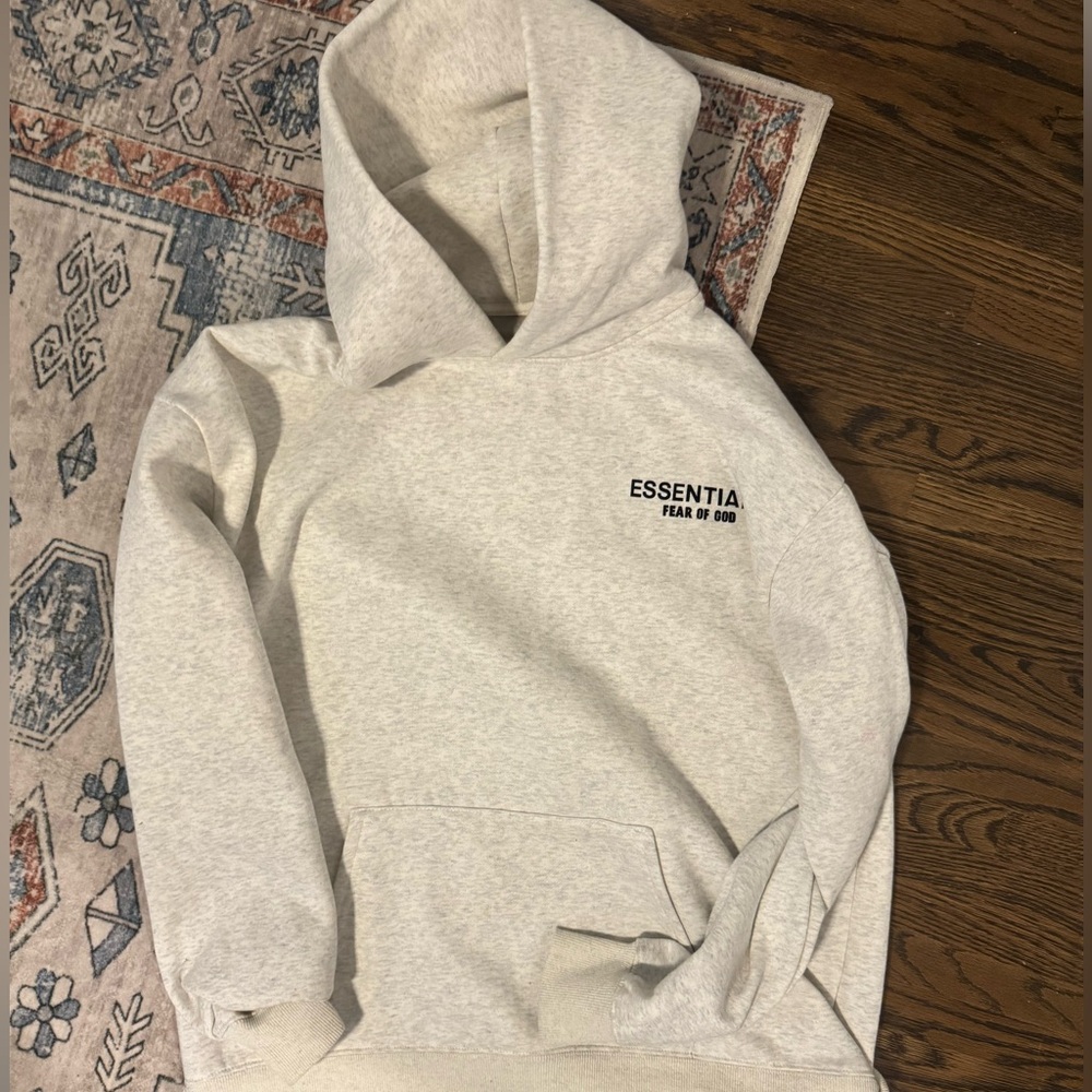 Essentials fear of god grey Hoodie